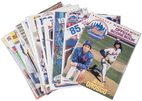 1962-2015 New York Mets Program Collection - Complete and Unscored 